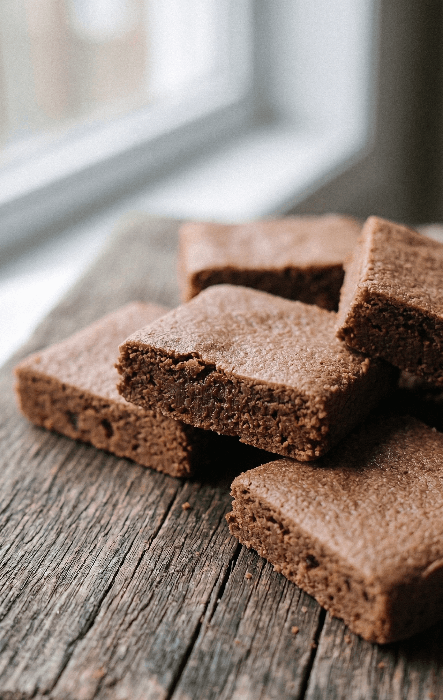 Brownies de Sofynut de cacao 100% con textura melcochuda