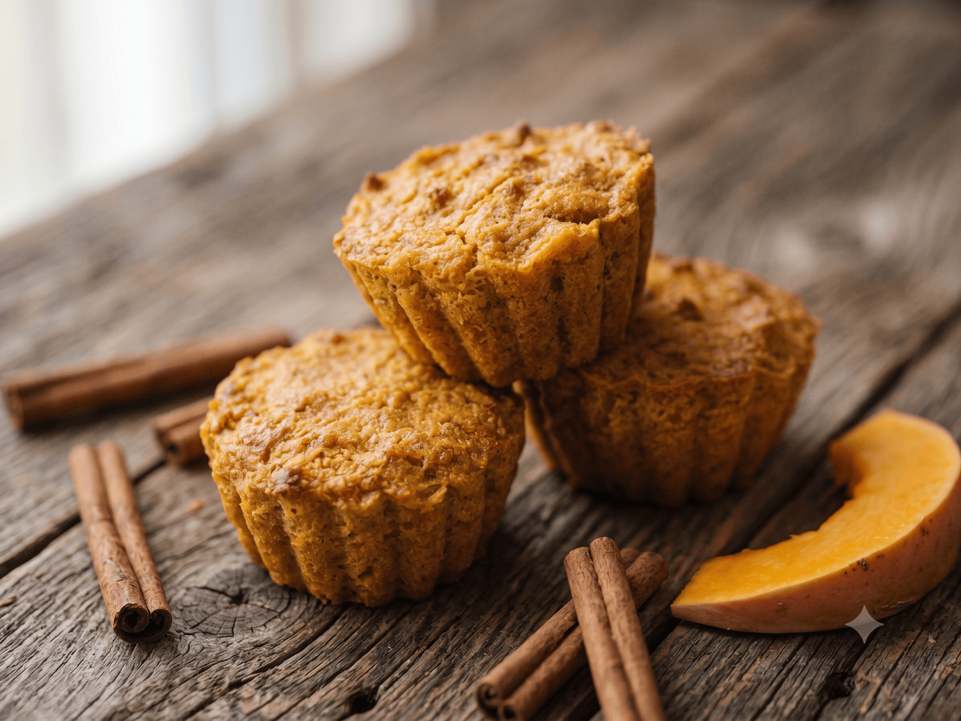 Muffins de ahuyama Pumpkin Spice de Sofynut, húmedos y esponjosos